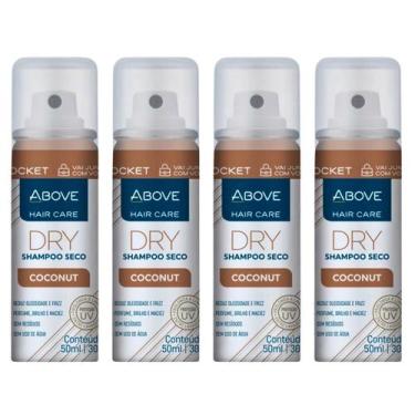 Imagem de Kit 4 Shampoo Seco Above Coconut 50ml