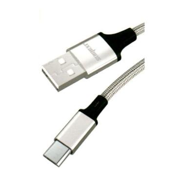 Imagem de Cabo - PRATA - Micro Usb Fast Charger Trançado V8 - SX-B24 - SUMEXR - 