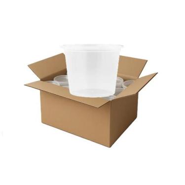 Imagem de Kit 520 Potes Alimentos 500ml Transparente Marmita Bpa Free - Brasilpa