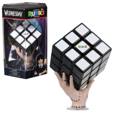 Imagem de SUNNY, Rubiks, Cubo Mágico, Wandinha, Acompanha Suporte de Exibição - Tons de Cinza