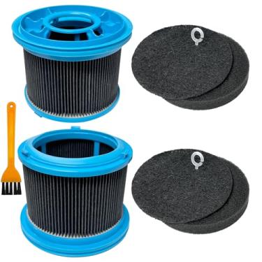 Imagem de 2 filtros HEPA e 2 almofadas de pré-filtro compatíveis com Bissell PowerClean FurGuard 280W e FurFinder 200W aspirador autônomo sem fio