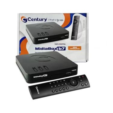 Imagem de Receptor Digital Nova Parabólica Livre de Mensalidade Century B7