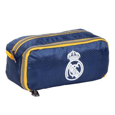 Imagem de Estojo Duplo Real Madrid Organizador Esportivo Escolar