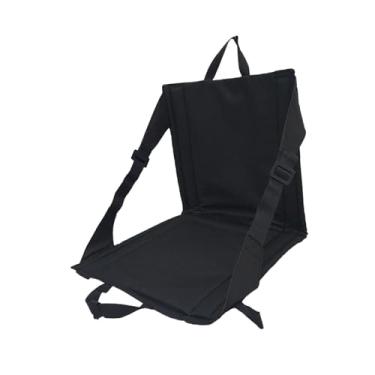 Imagem de KiBcsLic Assento de estádio, cadeira de estádio, à prova d'água, com alça ajustável, assento de arquibancada, cadeira de chão para caminhadas, quintal,