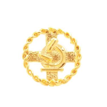 Imagem de Broche Pin Biomedicina Biomédica Folheado A Ouro 18k - Milena Joias