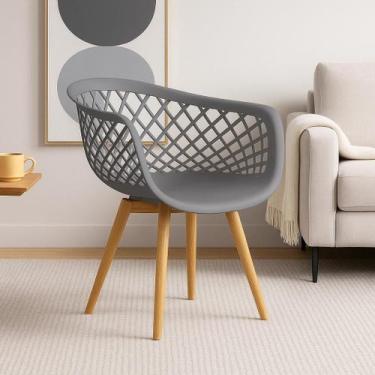 Imagem de Cadeira de jantar Empório Tiffany Web - Geral, Cinza