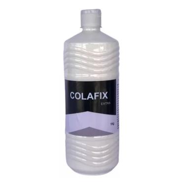 Imagem de Cola PVA Branca Extra Colafix 1200 Para Papelão Madeira 1Kg