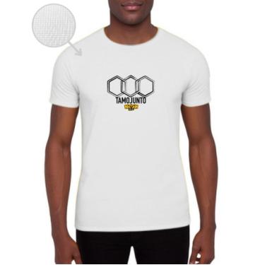 Imagem de Camiseta Dry Fit Branca Manga Curta Natan por Aí TMJ