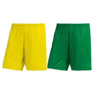 Imagem de Kit 2 Calções PMC Futebol Plus Size Masculino