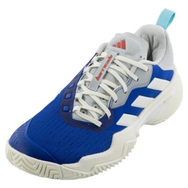 Imagem de adidas Tênis masculino Barricade, Team Royal Blue/Off White/Bright Red, 16