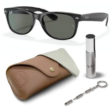 Imagem de Ray-Ban Rb2132F Óculos De Sol Wayfarer Classic Square Para Homens E Mulheres - Óculos De Sol Clássicos Atemporais Com Elegância Moderna - Proteção Uv Premium - Óculos De Sol De Grife Masculinos E F