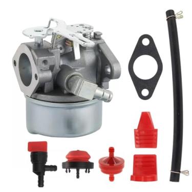 Imagem de Kumaqi Kits de carburador de substituição 640084B para motor de soprador de neve Tecumseh HS50 HSSK40 HSSK50 HSSK55 LH195SA 4HP 5HP 640084A 632107 640299A