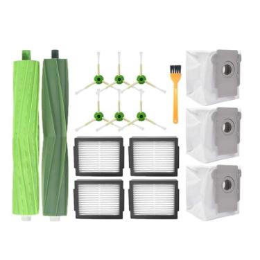 Imagem de Compatible With IRobot Roomba I7 I8 E5 E6 I3 J7 I6 Robot Vacuum Cleaner Accessories Main Side Brush Spare Parts(15PCS5)