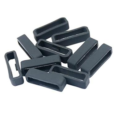 Imagem de kowaku 10 anéis de montagem de silicone para a série Fenix 5/5s/5X – Preto, 235 22 mm