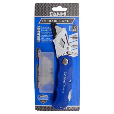 Imagem de Estilete Trapezoidal Dobrável Profissional 18mm Danmi®