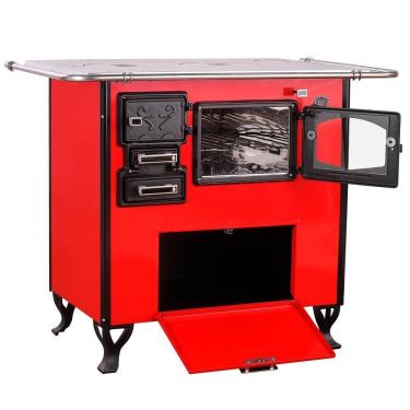Imagem de Fogão A Lenha C Forninho Dir Vermelho Alumínio N1