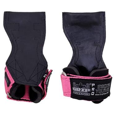 Imagem de Lifting Grips — Luvas de peso profissionais melhores tiras resistentes alternativas aos ganchos de energia — Envoltórios de dedos, ajustáveis, acolchoados com neoprene, PkStRb, Small 5.0"-6.40" Wrist Size