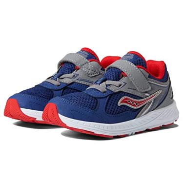 Imagem de Saucony Cohesion 14 Alternative Closure JR Running Shoe, NAVY/RED, 4 US Unisex Little Kid