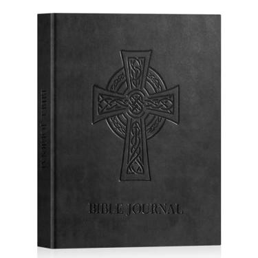 Imagem de Lanpn Diário de oração bíblica para homens, diários devocionais cristãos de 91 dias, caderno de estudo da Bíblia com versículo das escrituras para notas de oração da igreja, presentes de fé religiosa