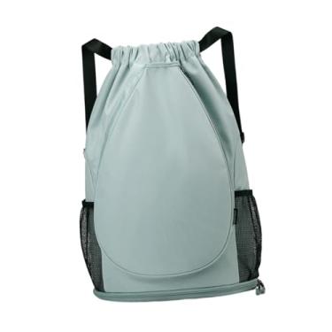 Imagem de UGPLM Mochila de tênis, mochila esportiva, acessórios para transporte de raquetes de badminton e tênis, ideal para homens e mulheres. Inclui bolsa para, Azul Claro