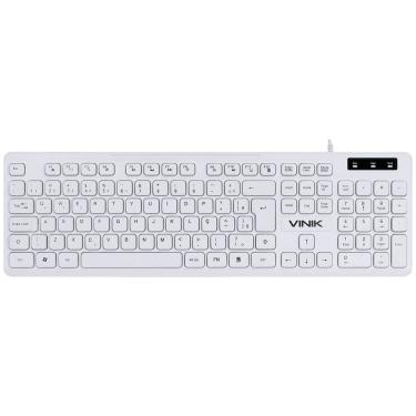 Imagem de Teclado Chocolate Branco Slim Multimidia 1.8 M Usb - Tcb200