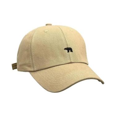 Imagem de Boné De Beisebol De Algodão Com Bordado De Urso Polar, Leve, Com Prote