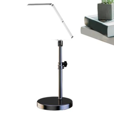 Imagem de Luzes Para Transmissão Ao | Altura Ajustável e Alto Brilho Com Suporte de Tripé para Mesa - Painel De Luz Para Gravação De Vídeo | Para Uso Em Casa Trabalho Viagens E Ar Livre