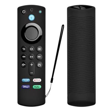 Imagem de Capa para Controle Fire TV Stick HD / 4K Material Silicone Antiderrapante Anti-Shock (Preto)