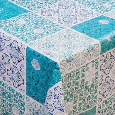 Imagem de Toalha de Mesa Térmica Impermeável Plástico para 4 6 8 e 10 Lugares (6,1,00x1,40)