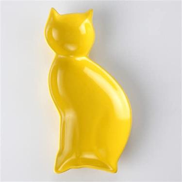 Imagem de Prato de tempero prato de coração prato de cerâmica desenho animado prato tigela de salada de frutas (cor: C Tamanho: 209 cm) (A 20 * 9 cm)