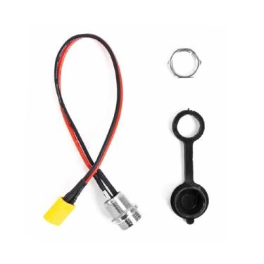 Imagem de KGRHJSA Porta de carregamento compatível com peças de scooter elétrica Speedual Zero 8 9 10 8X 10X 11X compatíveis com acessórios de plugue VSETT 8 8+ 9 9+ 10+