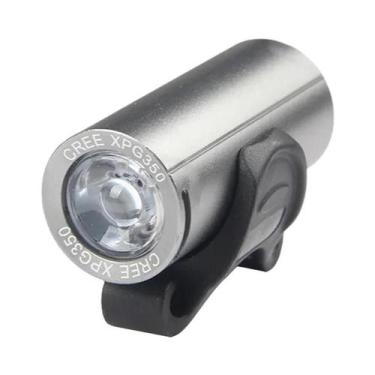 Imagem de Lanterna De Bicicleta LED XPG Recarregável Por USB 350 Lumens À Prova 