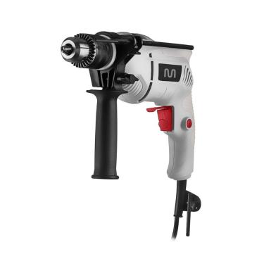 Imagem de Furadeira Elétrica de Impacto - 127V - 600W - Mandril 3/8 - 2 Velocidades - Cinza - Multilaser FE033