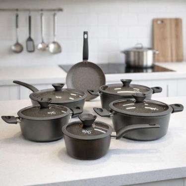 Imagem de Jogo Panelas Granito Antiaderente Indução Original Orleans Conjunto Ca