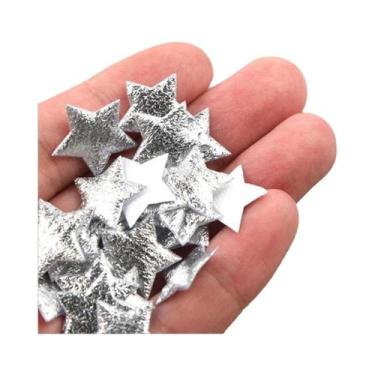 Imagem de Estrelas Douradas E Prateadas 100 Peças Decoração De Festa De Natal Em