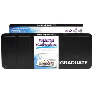 Imagem de Aquarela em Pastilha Graduate Daler & Rowney 36 Cores