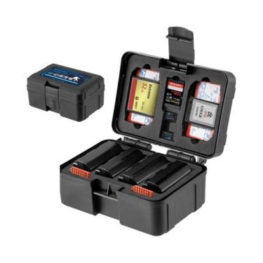 Imagem de Estojo De Bateria Portátil À Prova d'Água Para Câmera, Organizador De 