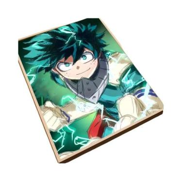 Imagem de Pôster Clássico My Hero Academia Midoriya Izuku Deku Adesivo Artístico