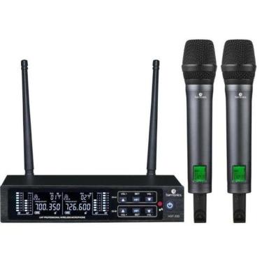 Imagem de Microfone Sem Fio Harmonics Hsf-300 Duplo