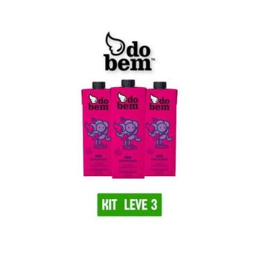 Imagem de Suco de uva 100% do bem 1l - kit 3 unidades - Dobem
