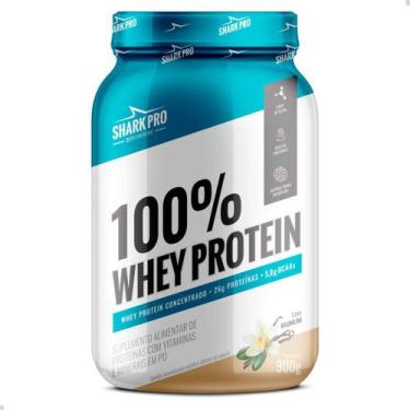Imagem de 100% Whey Protein Concentrado 900g Shark Pro, Baunilha, 900g