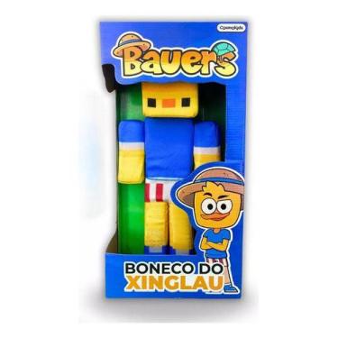 Imagem de Pelúcia Xinglau Bauers Streamer Minecraft 30cm - Cosmokids