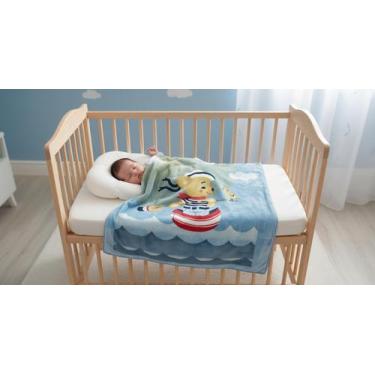 Imagem de Cobertor Bebê Raschel Plus Antialérgico 90x110cm Macio Jolitex - JOLIT
