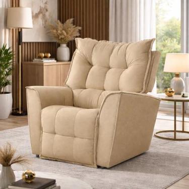 Imagem de Poltrona King Reclinável do Papai material sintético Star Confort - VS