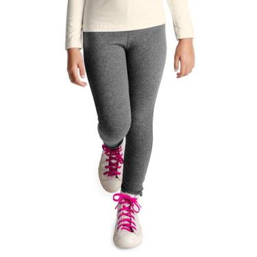 Imagem de Legging Infantil Feminina Molecotton Rovitex Kids Cinza, 1, Cinza