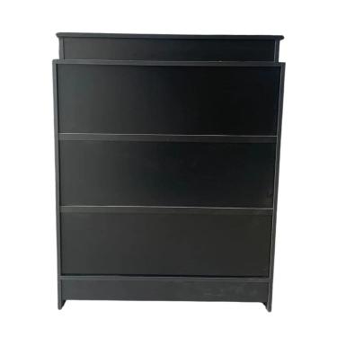 Imagem de Balcão Caixa Lojas E Comércios 100% Mdf Preto - Suprema Móveis