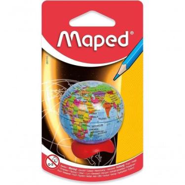Imagem de Apontador Globo Terrestre Mapa Mundi 1 Furo Maped Cores Aleatório - LF