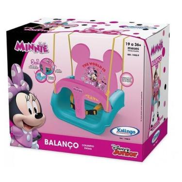 Imagem de Balanço Infantil com Encosto Regulavel Minnie Xalingo 1980.9