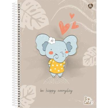 Imagem de Caderneta (Pequena) Espiral 1/8 So Cute 80 Folhas Capa Dura 10,1 x 15c