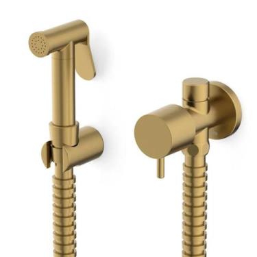 Imagem de Ducha Higienica Celite C/ Derivaçao Basic Gold Mate - 100080